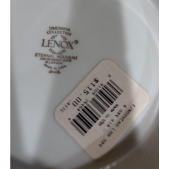 LENOX Dimension Collection Eternal Nouveau Bowl; 8 3/4" - With Price Tag - Picture 6 of 9